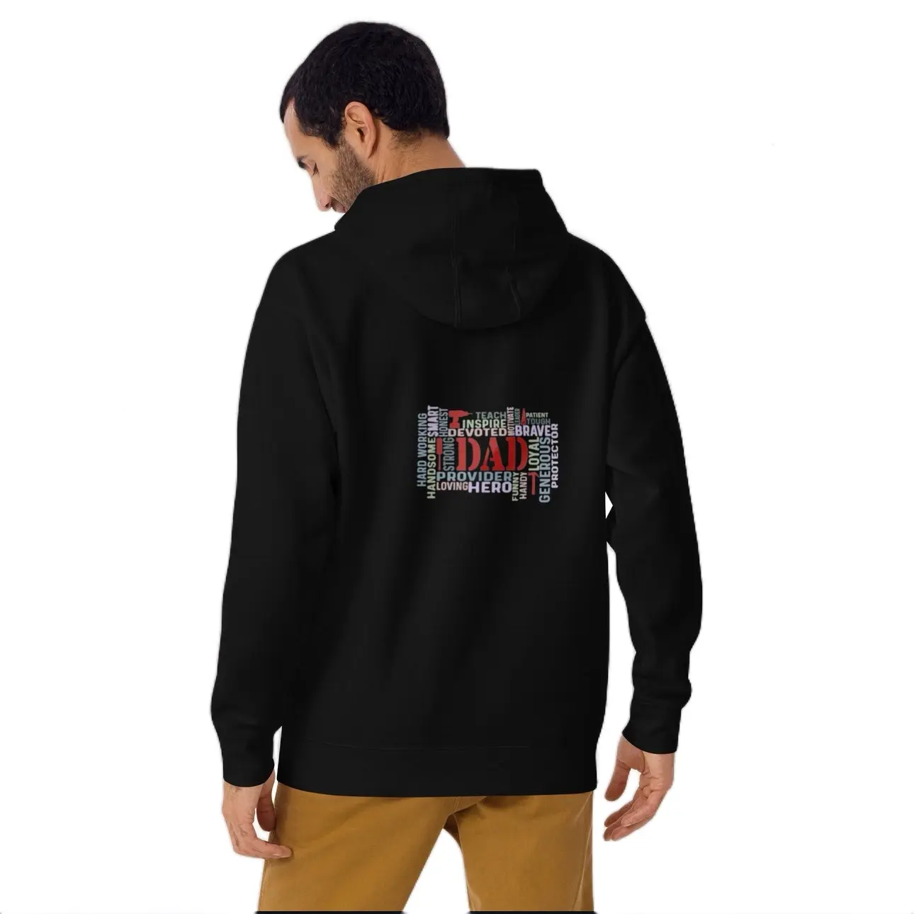 Custom Dad Hoodie - Men's Sweater with Personalized Design - Sweaters, Menswear