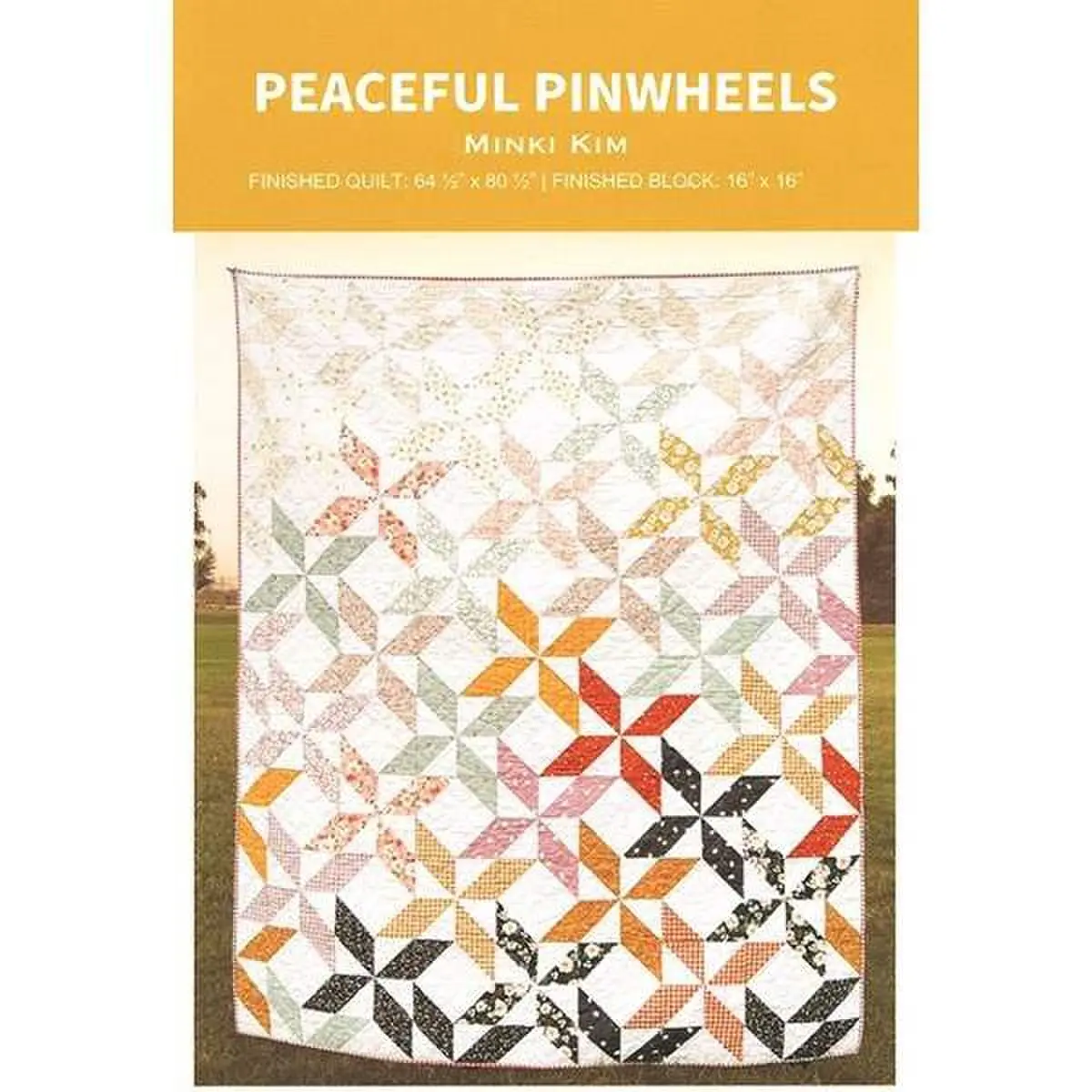 Peaceful Pinwheels Quilt Pattern by Minki Kim