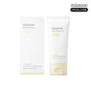[Top] Airy Bean Sunscreen 1.69 fl.oz | Daily Makeup-Layering SPF Routine for Comfortable Skin | SPF50 UV Protection, No White Cast & Lightweight Hydration
