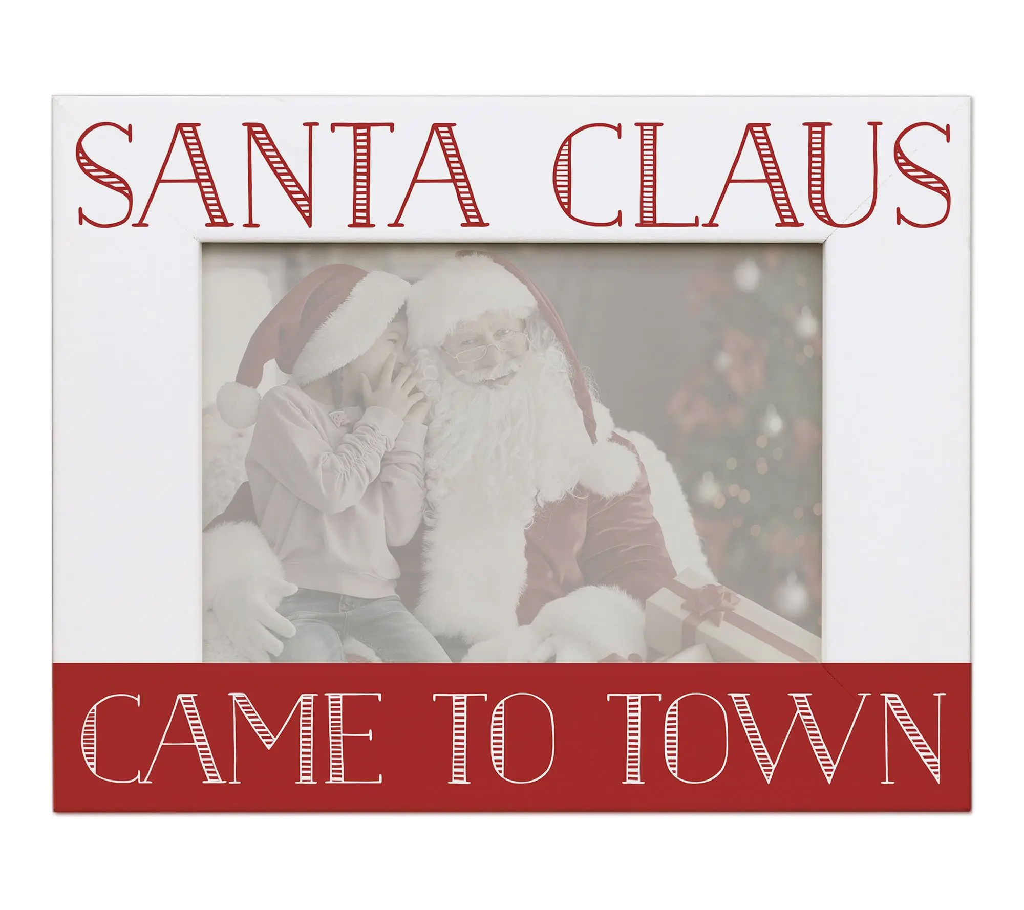 Sincere Surroundings 9.25" Santa Came To Town Framed Moment