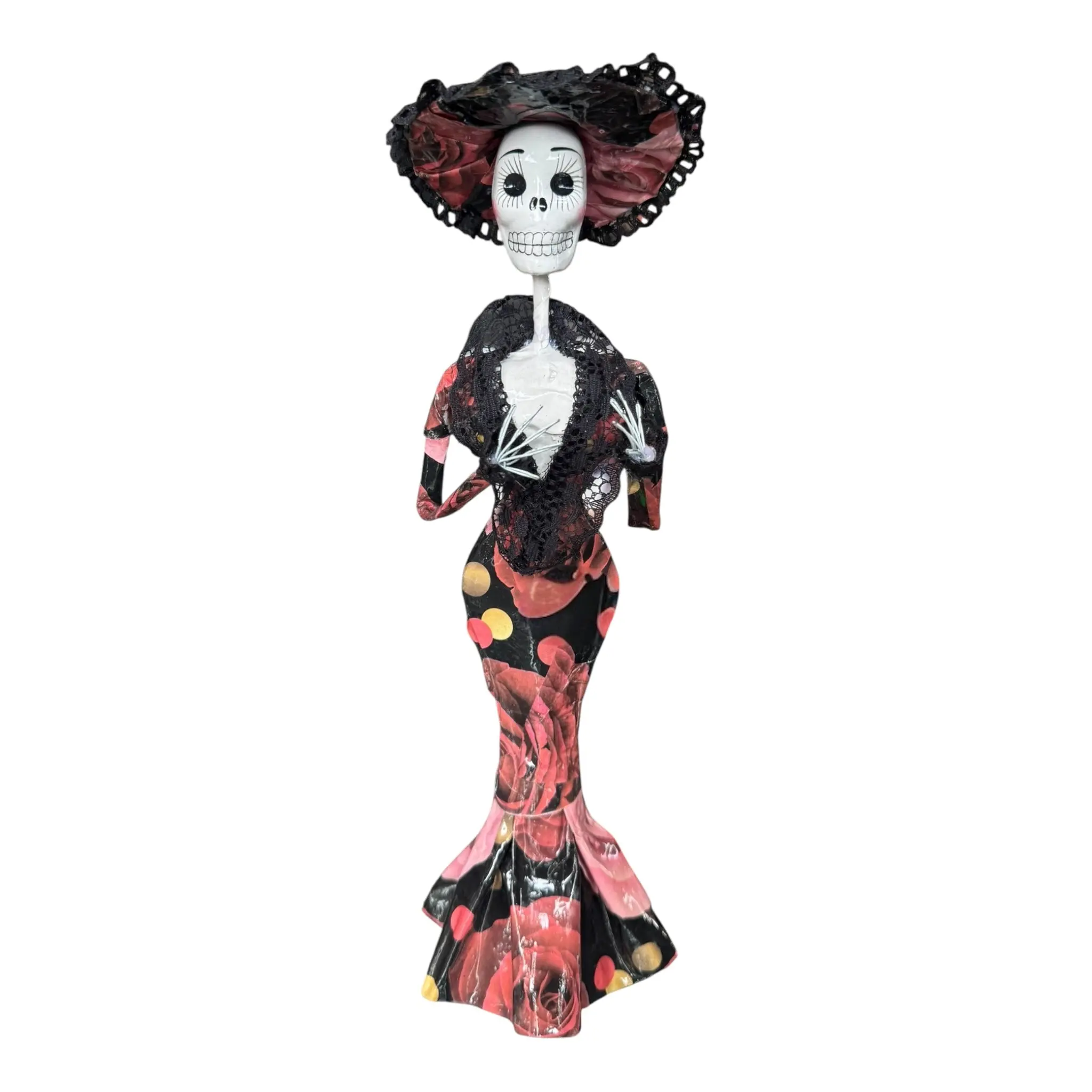 Catrina Figure Paper Maché