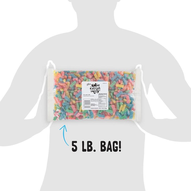 SOUR PATCH KIDS Soft & Chewy Candy, Bulk Candy, 5 lb