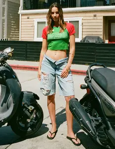 LEVI'S Premium Baggy Dad Womens Jorts - Been There