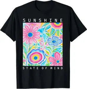 [100% Cotton] Sunshine State of Mind Comfort Colors Shirt, Cute Summer Tshirt, Trendy Women's Tee, Gift for Her