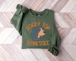 Rocky Top Tennessee Football Sweatshirt - Smokey Vols Football Fan Shirt - Tennessee Vols Fall Sweater - Tennessee Preppy Mascot Tee [Tshirt - Sweatshirt - Hoodie]