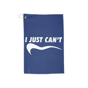 blue I just can't Golf Towel