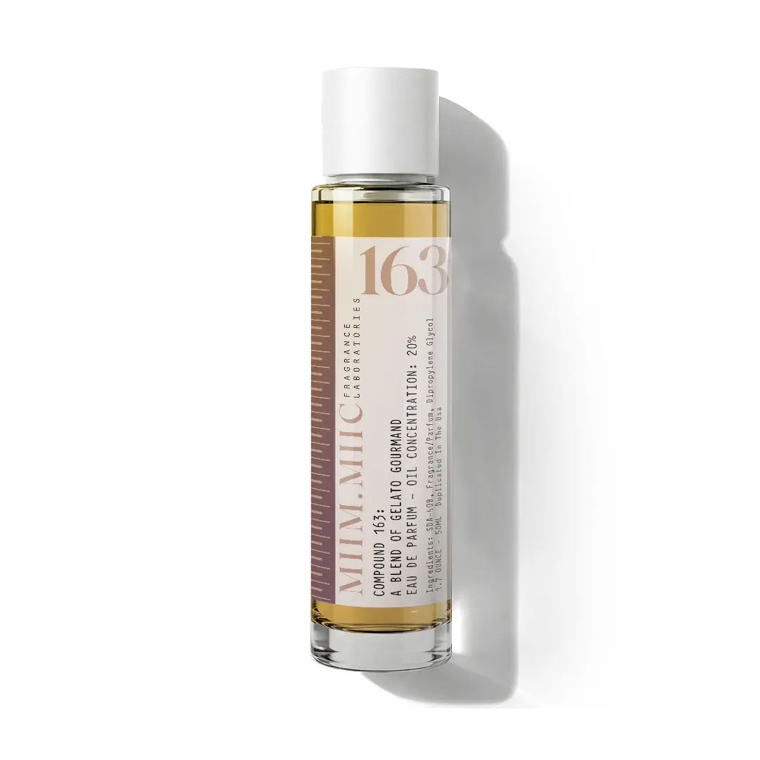 No 163 Gelato Gourmand Eau De Parfum Spray - Affordable Luxury Vanilla Fragrance with Creamy Vanilla, Almond, Fresh Florals, 20% Concentrated Oil Perfume, EDP Cozy Refined Scent