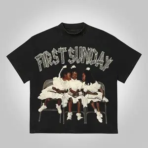 Personalized First Sunday Graphic 100% Cotton Basic T-Shirt