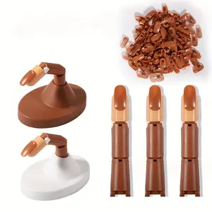 New type of finger practice tool - Bending and movable mechanical joint hand model, artificial hand, fake hand for nail practice, nail technology hand, fake fingers with nails for training, nail paint box, hand for practicing nails