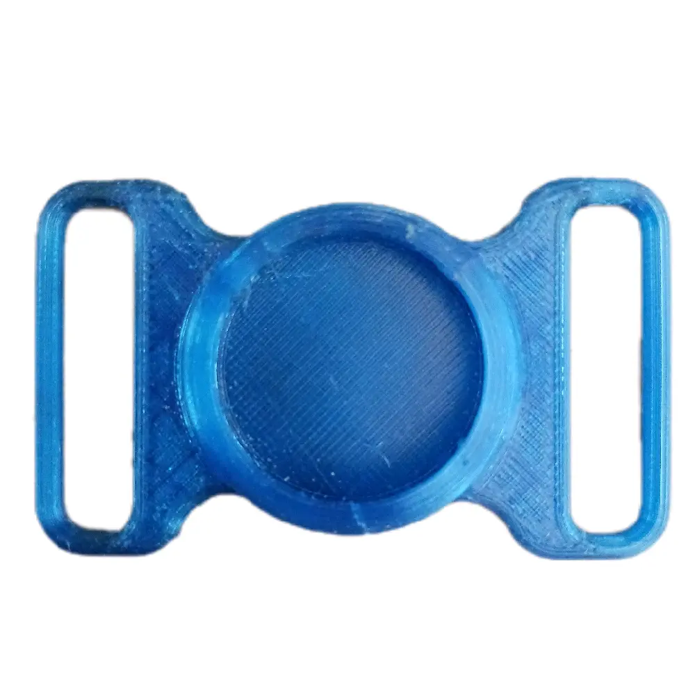 Flexible AirTag Holder Single Pack - Blue Color, Durable Design, Perfect for Everyday Use