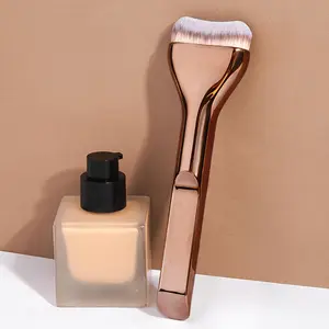 Professional Aluminum Tube Makeup Foundation Mask, Soft Comfortable Application Tool BB Cream & Liquid Foundation, Portable Beauty Accessory Daily Use & Travel, Ideal Gift Ladies