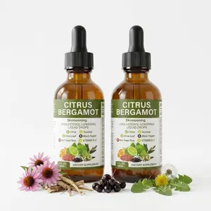 2pcs Red Yeast Rice Drops-High Absorption Supports Healthy lipid Levels, Citrus Bergamot & Olive Leaf Blend, All-Natural Non-GMO Vegan Heart Health Antioxidant Liquid Supplement 2fl oz#SummerVibes