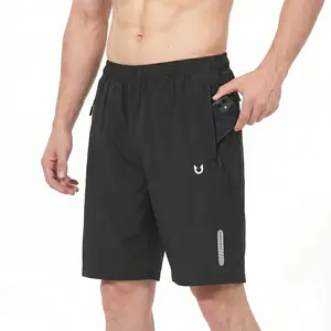 NORTHYARD Men’s 7" Athletic Running Shorts, Waterproof Quick Dry Gym Workout Shorts with Zipper Pockets & Reflective Strips