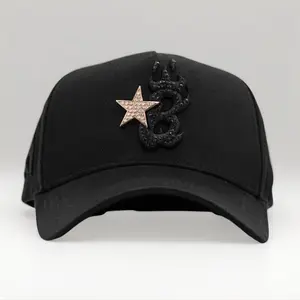 Barbas B Star Rose Gold Cap – Premium Embroidered Streetwear Trucker Hat