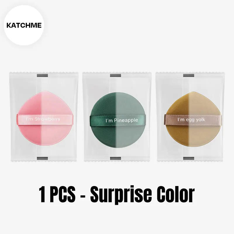 KatchMe Gift:Soft Double-Sided Cosmetic Puff(Surprise Color) 1 PCS, Wet & Dry Makeup Sponge (4)