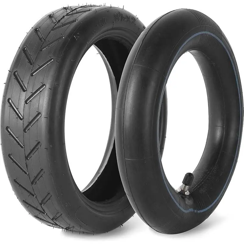 (2-Sets) 8.5" Electric Scooter Tire and Tube, 8 1/2 X2 Scooter Replacement Wheels, 50/75-6.1 Compatible for Gotrax Gxl V2/Xiaomi M365/Pro Electric Scooter Tires, Straight Valve Fathersdaygift