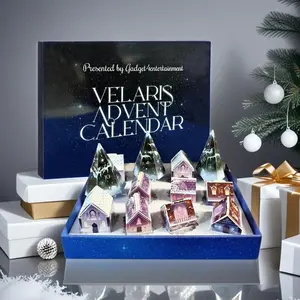Velaris Advent Calendar, 12 Days Christmas Countdown, Xmas Favor Gifts for Adults & Kids, Festive Holiday Planning Tool, Organizer