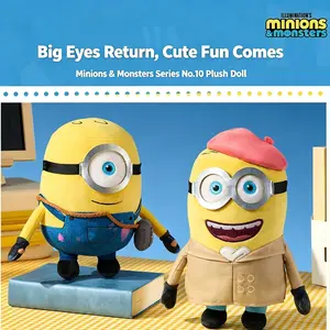 Minions & Monster Series No.10 Plush Doll, Cute Soft Stuffed Minion Toy, Decorative Cartoon Pillow Gift for Kids & Minion Fans