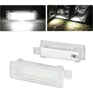 Nilight 2PCS LED Interior Door Panel Light Courtesy Lights White Beam Plug and Play Compatible with BMW 1 3 5 6 7 Series Z4 X3 X5 X6 E82 E88 E90 F03 E60 F10 E65 E66