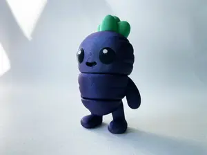 Sparkle Purple Carrot Guy Premium Toy for Pretend, Tactile, Veggie STEM Learning and Play