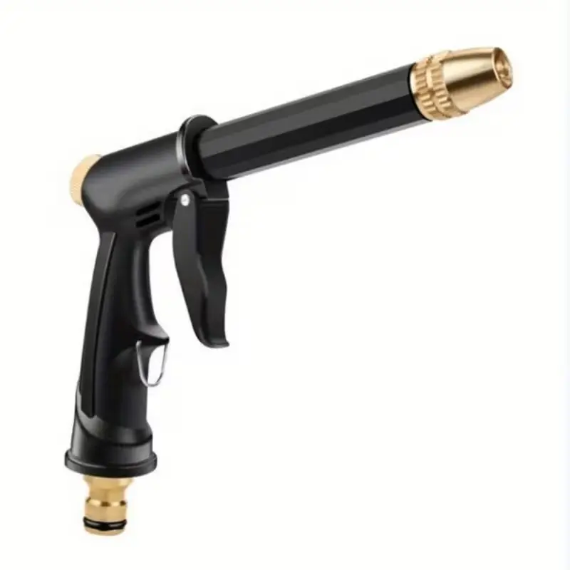 High-Pressure Water Gun for Car and Floor Cleaning, Garden Hose Nozzle, Portable Washer, Car Wash Jet, Non-Slip Handle, Durable Plastic, Ergonomic Design