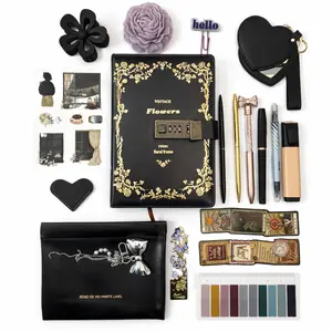 MagicJot Vintage Lock Journal Set – Black Edition