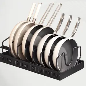 Xaivora Pull-Out Cabinet Organizer for Pots and Pans - Heavy Duty Sliding Basket Drawer - Kitchen Storage Rack