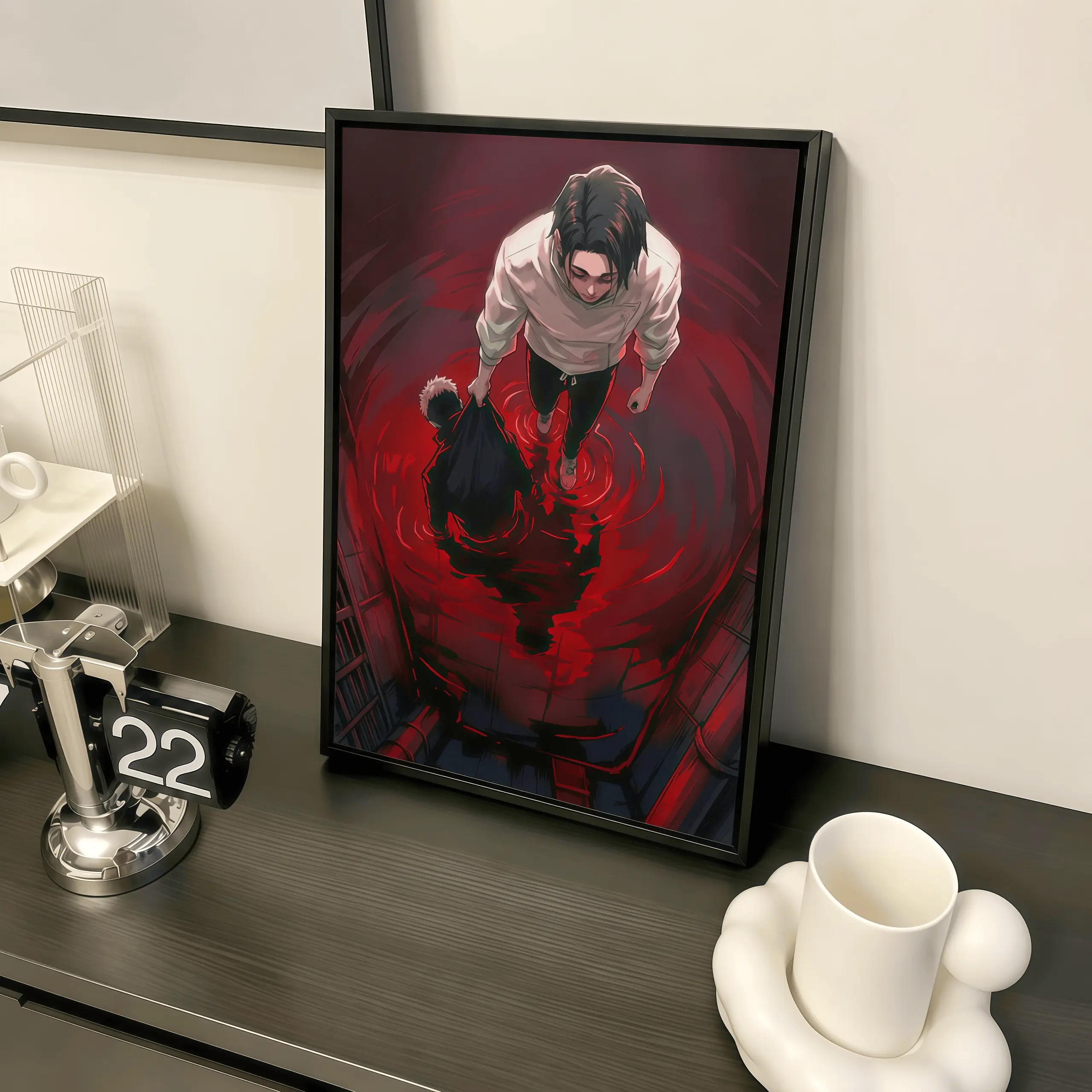 Hot Anime Jujutsu Canvas Wall Art Unframed Dark Aesthetic Manga Poster Edgy Room Decor for Boys Bedroom Dorm