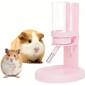 Hamster Water Bottle Drip-Free 4oz Guinea Pig Water Bottle for Glass Water Tank with Adjustable Stand, Leak-Proof Critter Water Dispenser for Gerbil Chinchilla Ferret Hedgehog Cage