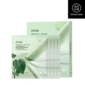 [Anua] Heartleaf 70 Soothing Collagen Mask | 38g*4sheets, collagen, gel mask, korean skincare, soothing, glass skin, calming, firming, hydrate, radiant, smooth