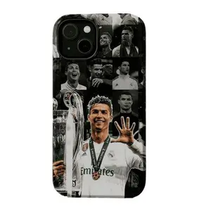 Ronaldo X Ucl Themed Phone Case Premium Matte Texture, Protection, Shockproof,  Anti-Fingerprint For IPhone 17-12, Pro Max, Pro Plus, and Samsung S25-22 Protection Safety
