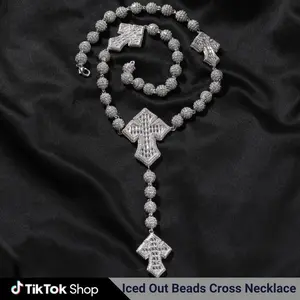Gem CZ Rosary Beads Chain