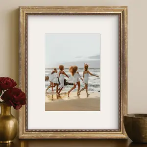 Americanflat Vintage Frames with Mat Antique-Style Molding for Artwork & Photo Display Classic Molding for Elegant Decor