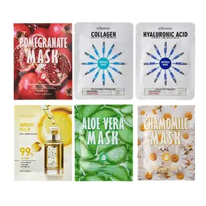 6-Type Daily Fast-Absorption Facial Mask Variety Pack, 36-Piece Beauty & Personal Care Skincare Kit