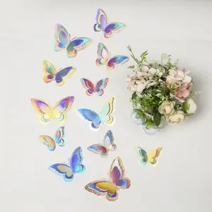 3D Butterfly 24pcs/set-Removable Wall Stickers for Kid's Roooms Classrooms Weddings and Bouquets-Ideal for Special Occasions Decorative Oenaments