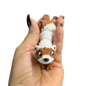 3D Printed ferret figurine for decoration make of PLA Plastic around 4 inches Gift