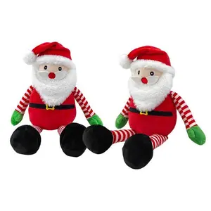 35cm Christmas Stuffed Doll Santa Elk Claus Elf Snowman Plush Toys For Carnival Festival Present Gifts For Children Festive Deco