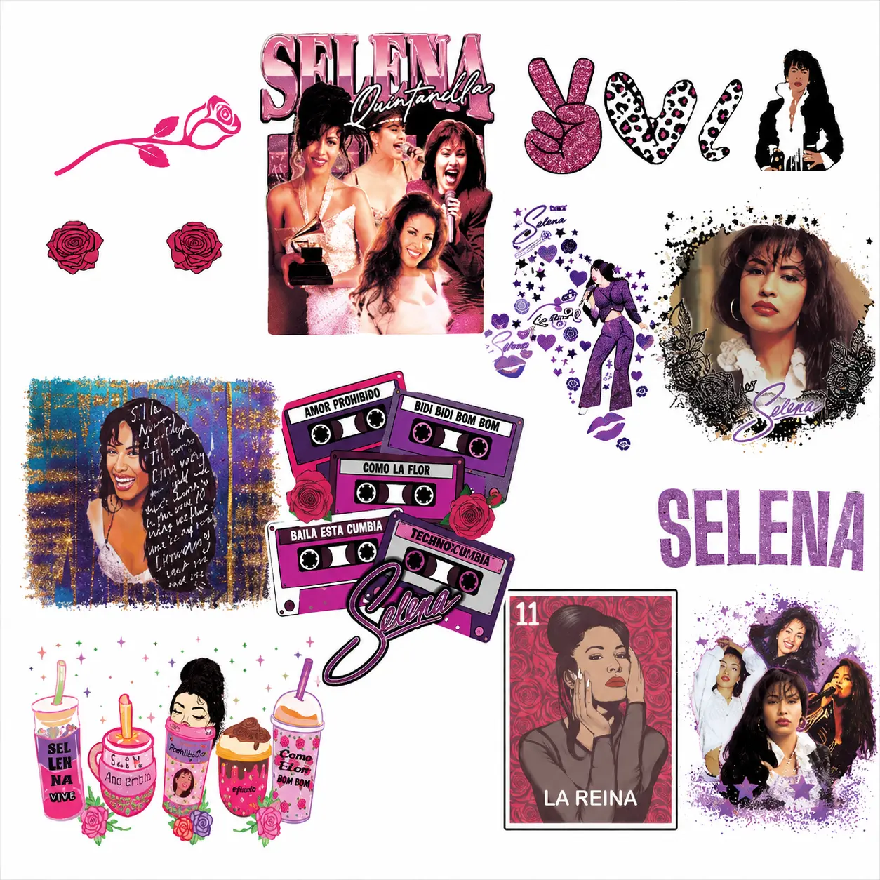 Premade Bidi bidi bom bom Gangsheet | DTF transfers | Ready to press | Direct to film Transfer | Quick shipping| Premade gang sheet Diy Craft Supplies Art