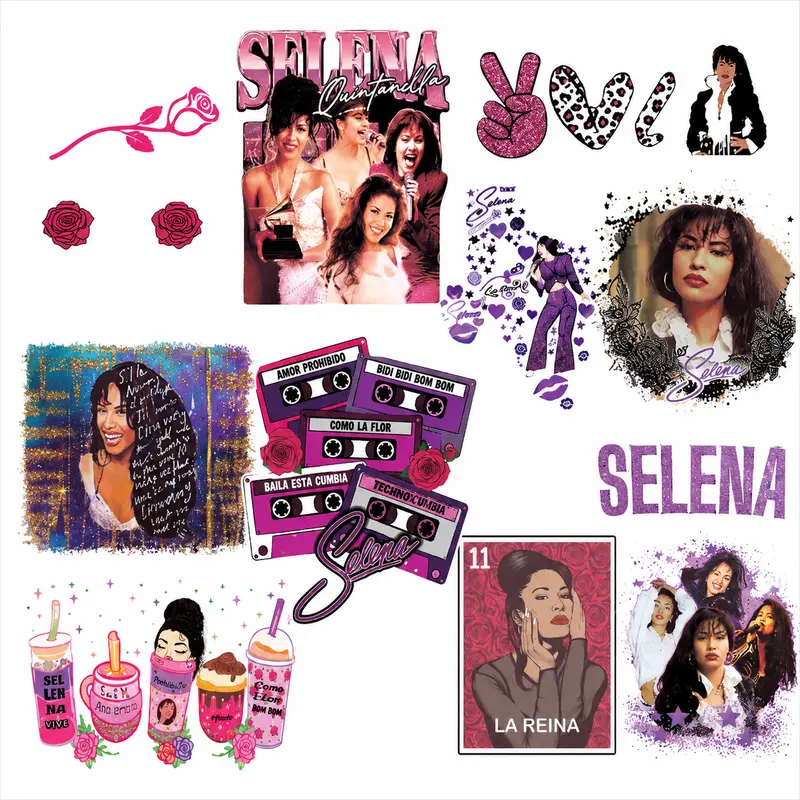 Premade "Bidi Bidi Bom Bom" DTF Direct-to-Film Transfer Gangsheet - Ready-to-Press, Cold Peel, Parchment Matte, 300-310°F, Medium to Firm, Quick Shipping, Custom Designs Art Premade Gangsheet for DIY Products Art Projects