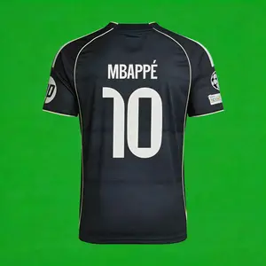 2526 Away Home Blue Short sleeved  No. 10  soccer Jersey