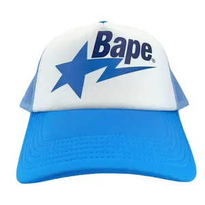 BAPE Sta Cap, Blue, Mesh Material Fashion Accessory Hat