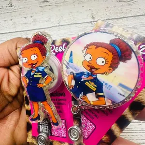 Flight Attendant Badge Reel