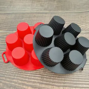 Food Grade Silicone Muffin Cup Mold, Non-Stick Easy Release, Home Baking Cake Pudding Mold, Heat Resistant Oven Safe, Beginner Friendly Silicone Cake Mold