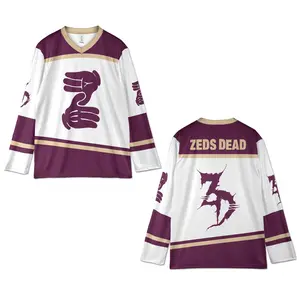 Zeds Dead Rave Jersey – Hand Symbol Hockey Shirt, EDM Gift for Bass Music Fans