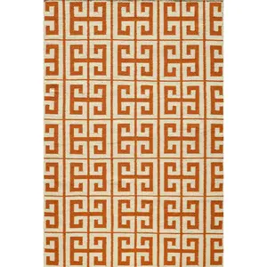 Momeni Laguna LG-05 Orange Contemporary Hand Woven Rug