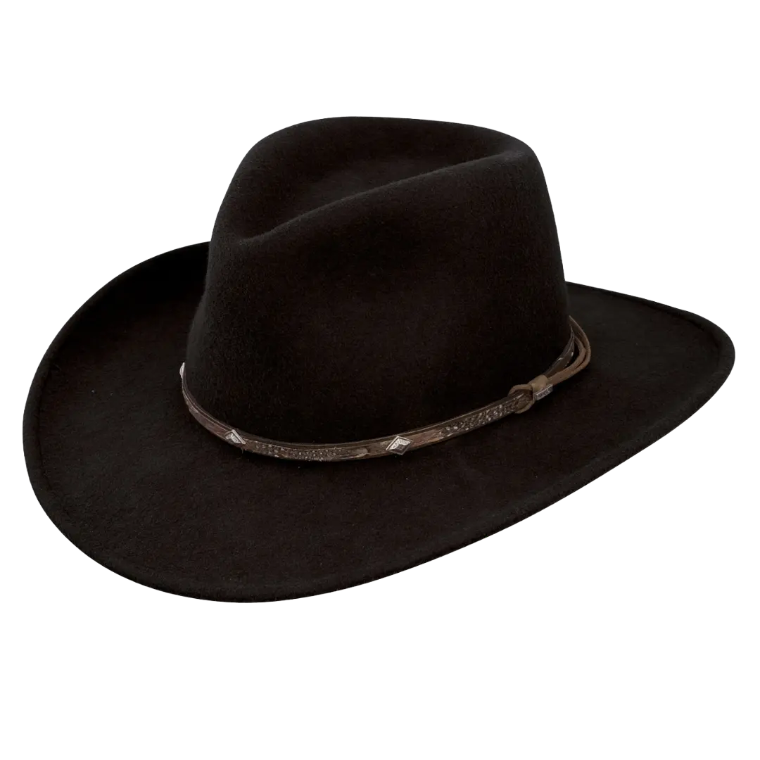 Stetson Mountain Sky Crushable Black Outdoor Hat SWMTSK-813207