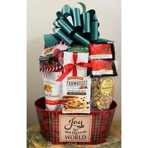 Premium Joy To The World Holiday Gift Basket