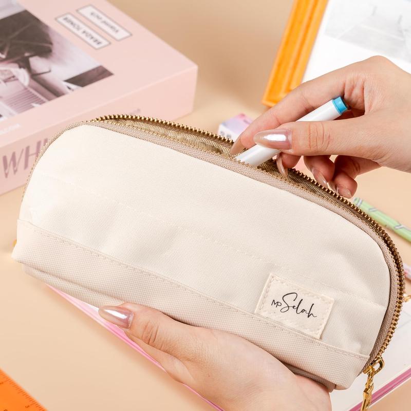 Mr. Pen - Selah Pencil Case, 5 ColorsSelah Theme with 5 Mesh Pockets Oxford Fabric Compact Light for Students Professionals