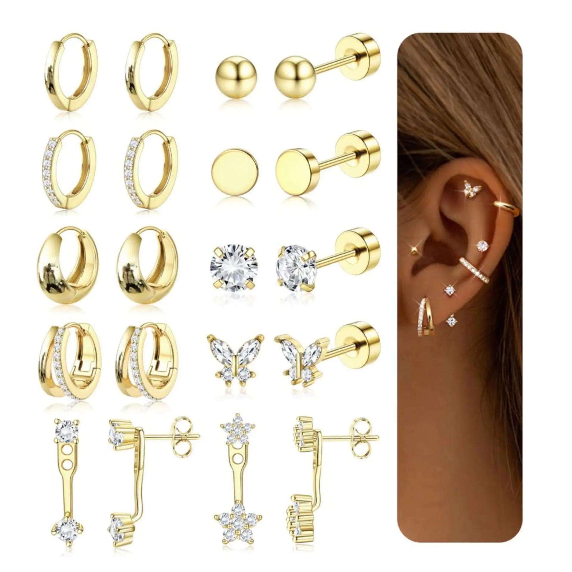 Golden  10 pairs E1380