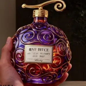 Anime Style Devil Fruit Glass Bottle, Limited Edition Decor & Gifting, Premium Craft, Unique Collectible Item, Perfect Gift Idea